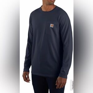 Carhartt Men's Dark Blue Long Sleeve Tee